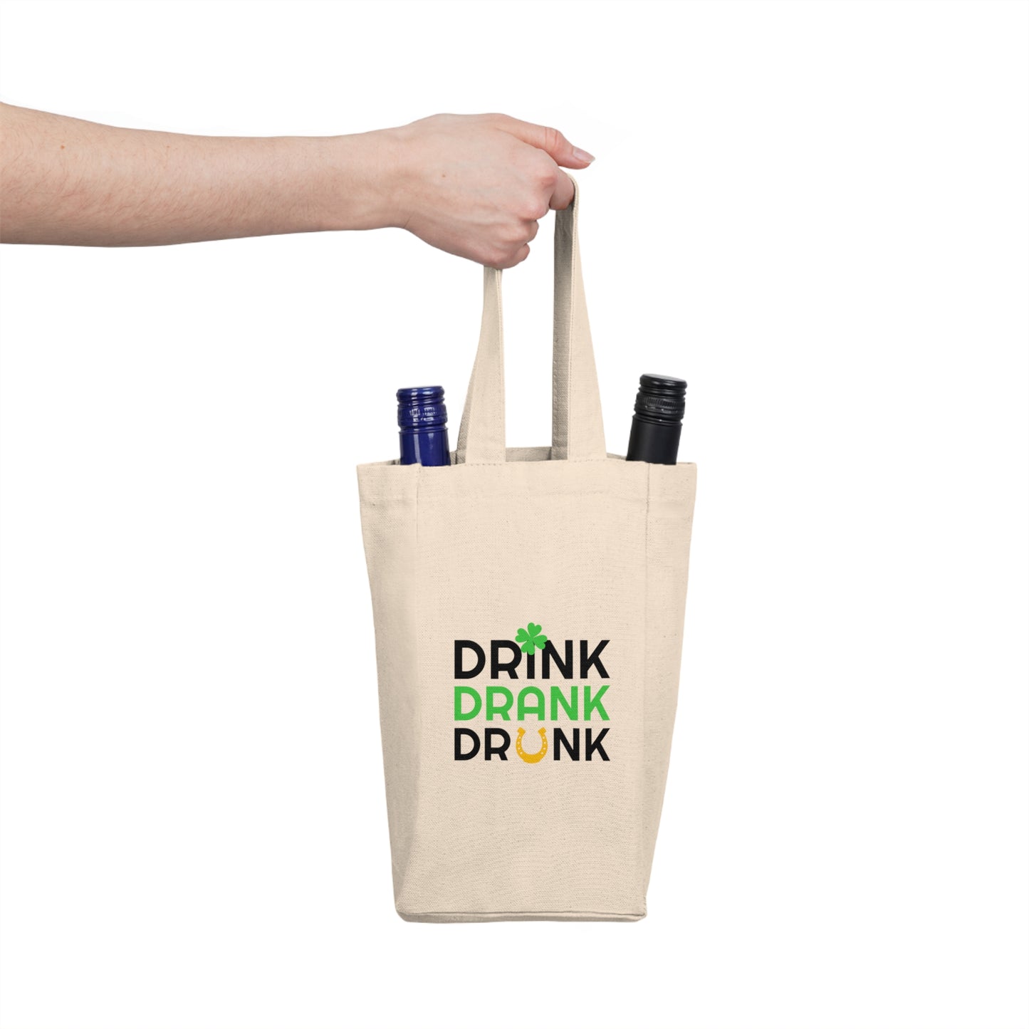 Funny Double Wine Tote Bag - Perfect for Wine Lovers & Celebrations