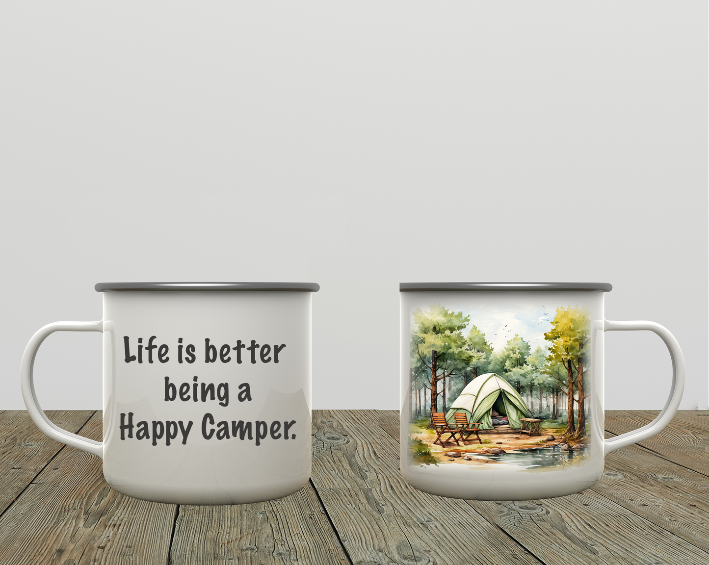 Life is better being a Happy Camper Camping Mug