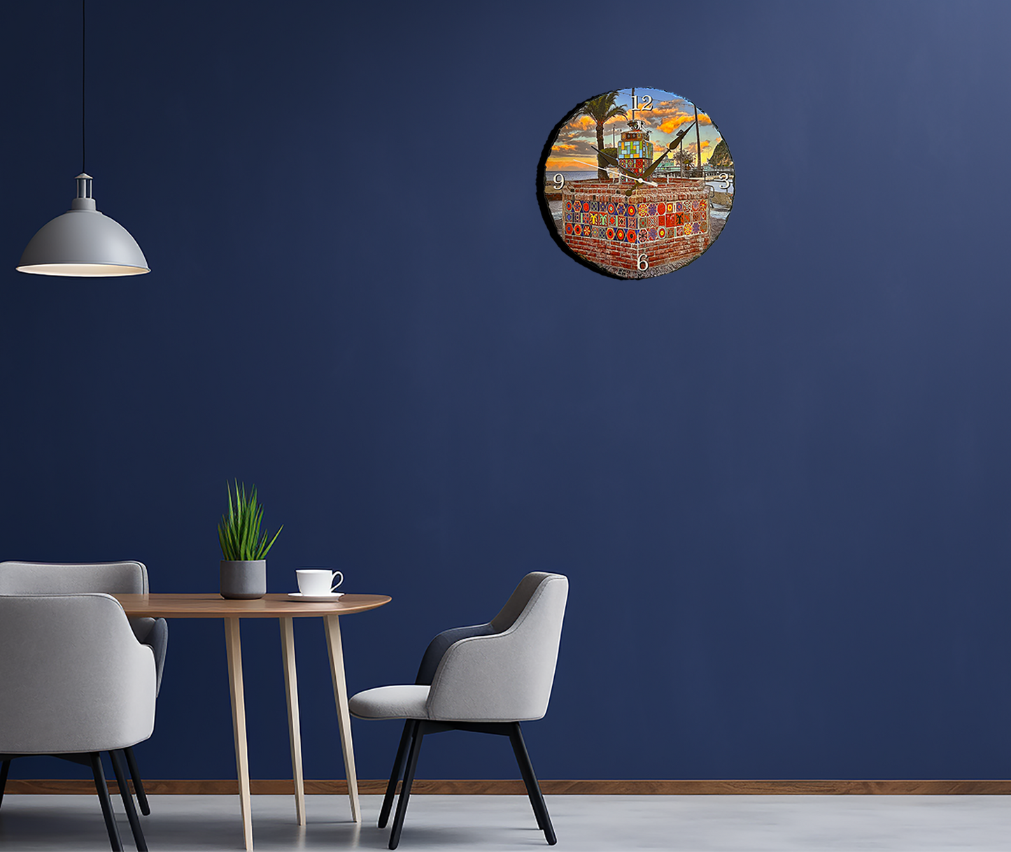 Slate Wall Clock
