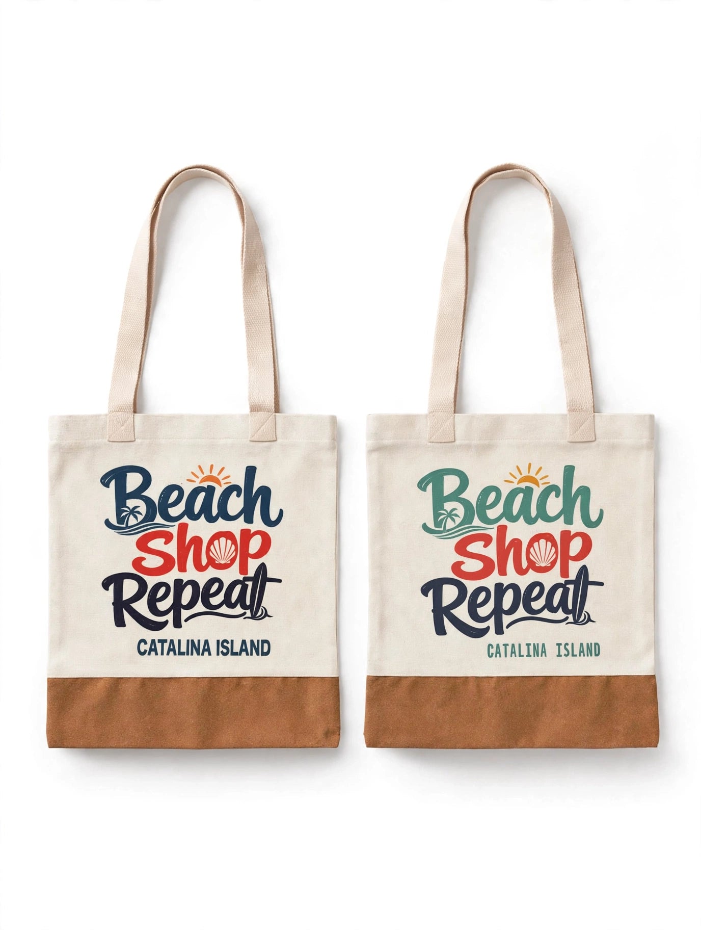 Beach, Shop, Repeat Tote Bag