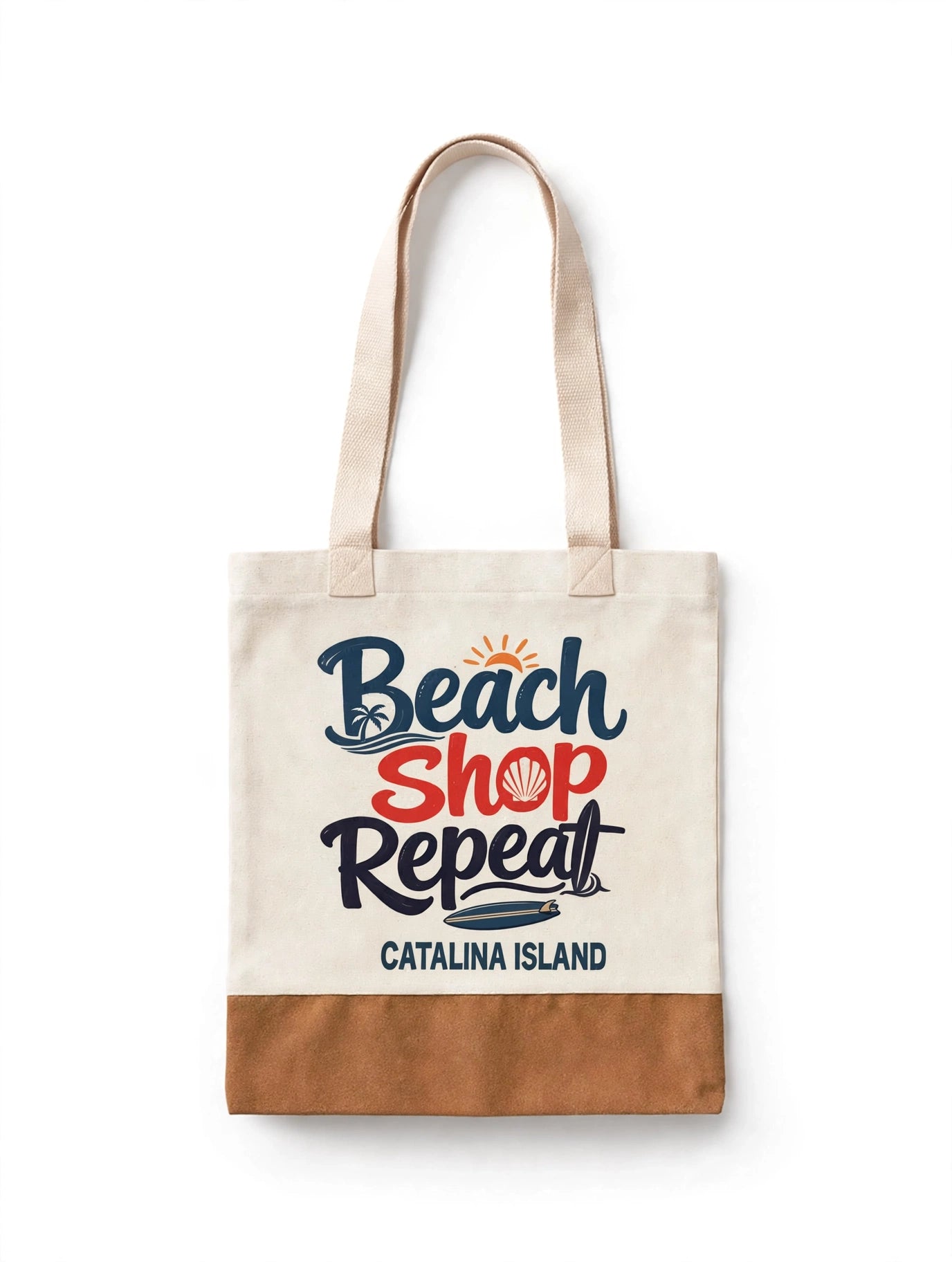 Beach, Shop, Repeat Tote Bag
