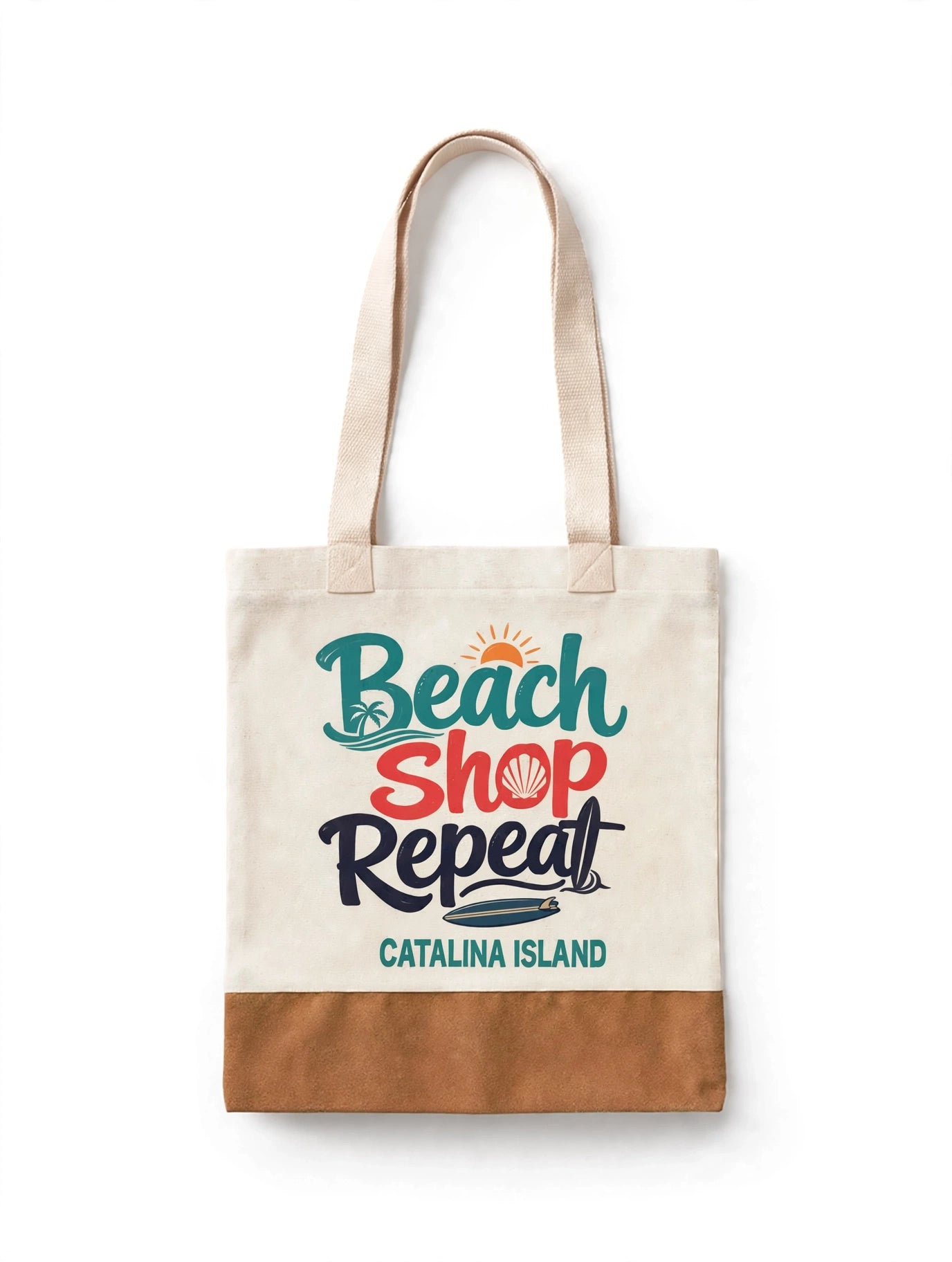 Beach, Shop, Repeat Tote Bag