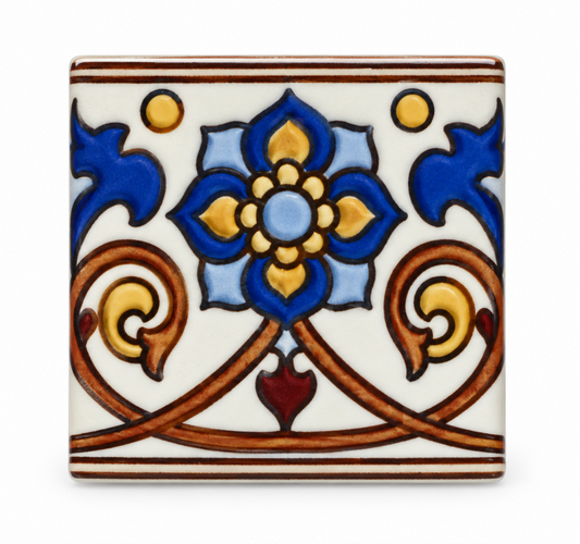Art Deco Ceramic Tile Magnet