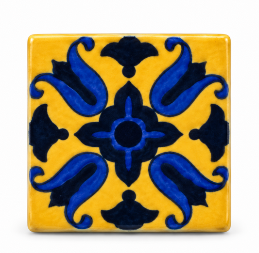 Art Deco Ceramic Tile Magnet