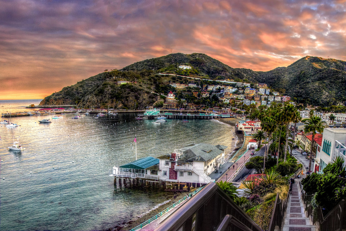 06 - Avalon sunset — Catalina Island photograph by Juan Rodriguez
