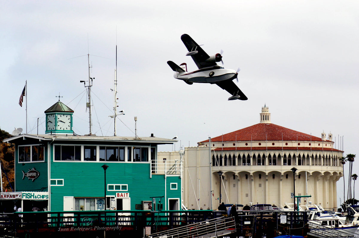 08 - Avalon Bay Fly Over — Catalina Island photograph by Juan Rodriguez