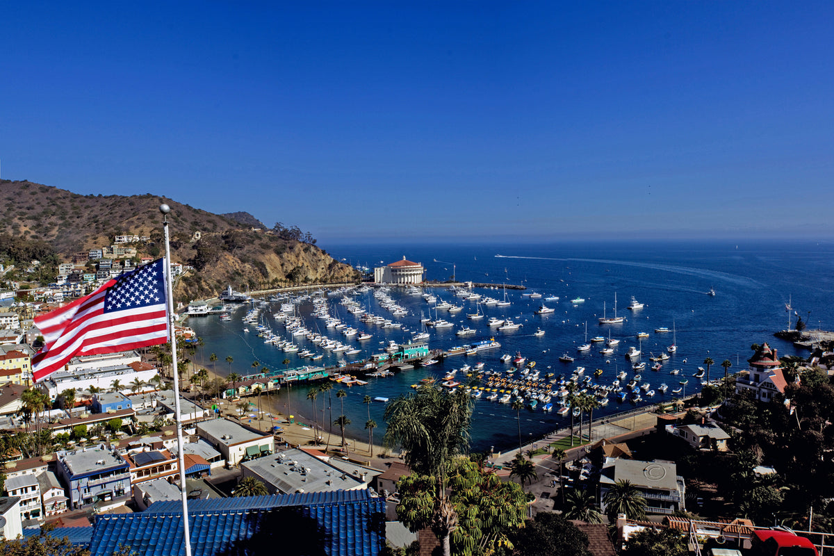 10 - Avalon Harbor — Catalina Island photograph by Juan Rodriguez