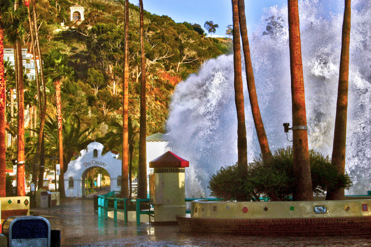 17 - Big Splash HD — Catalina Island photograph by Juan Rodriguez