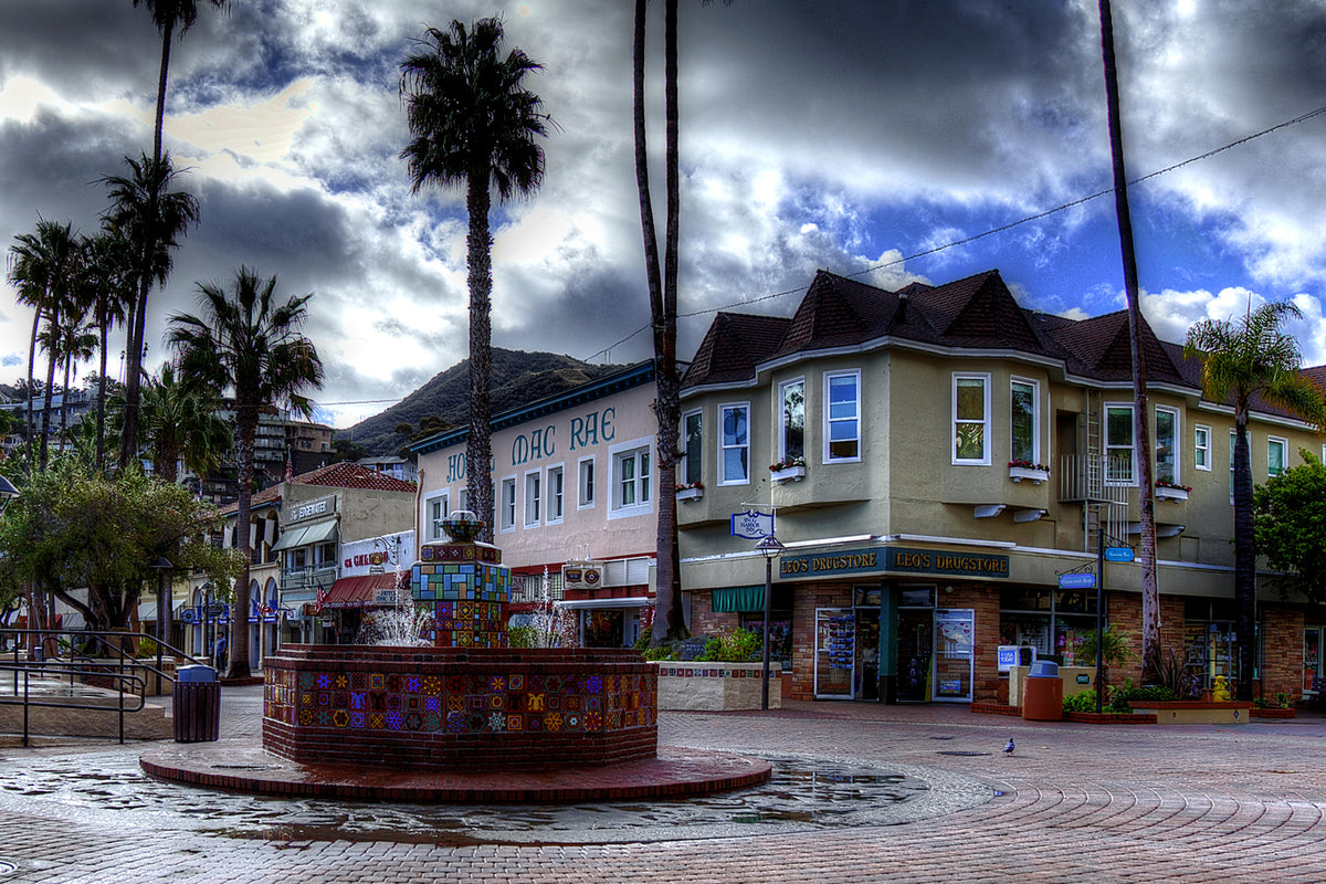 29 - Crescent Fountain — Catalina Island photograph by Juan Rodriguez