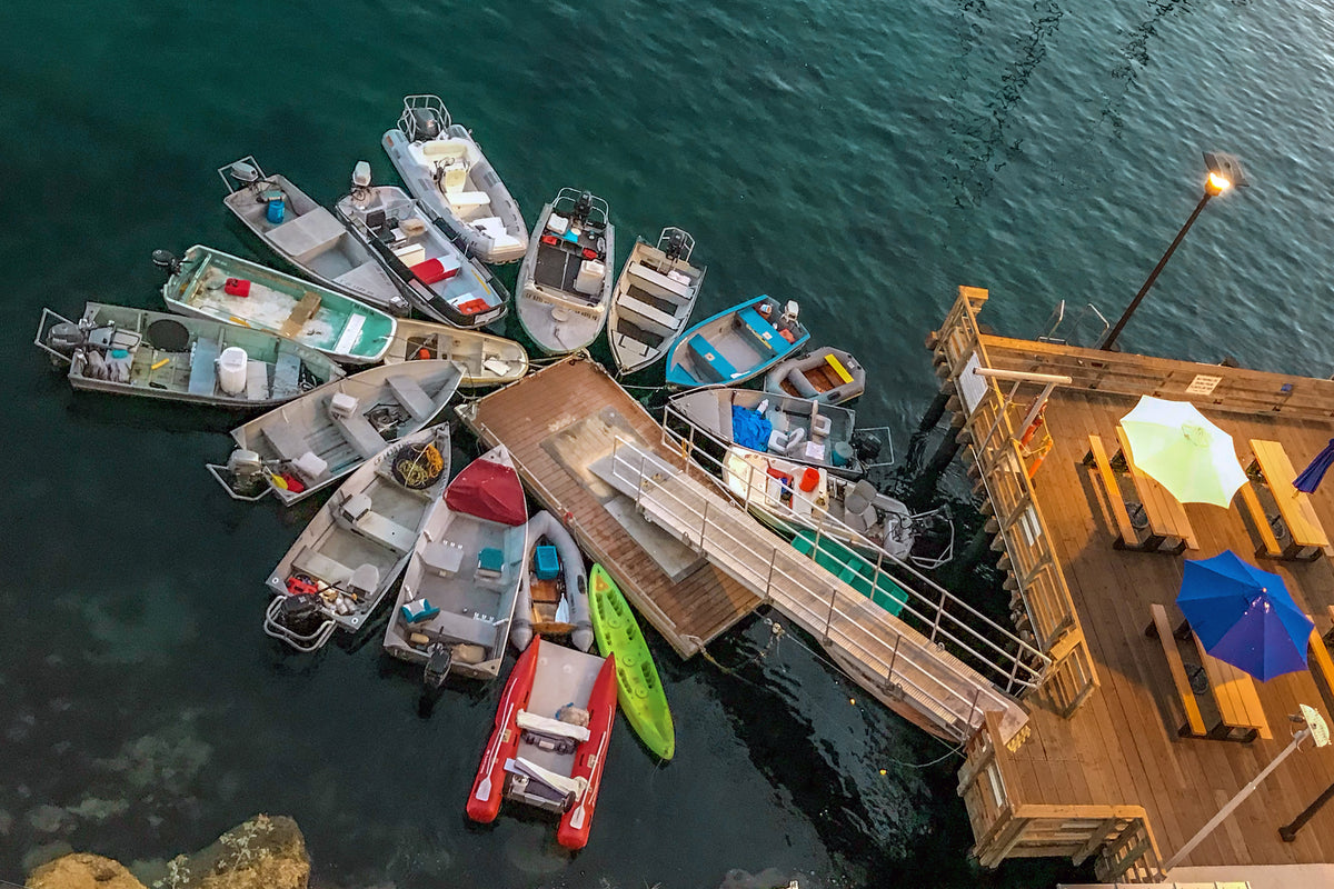 31 - Dingies — Catalina Island photograph by Juan Rodriguez