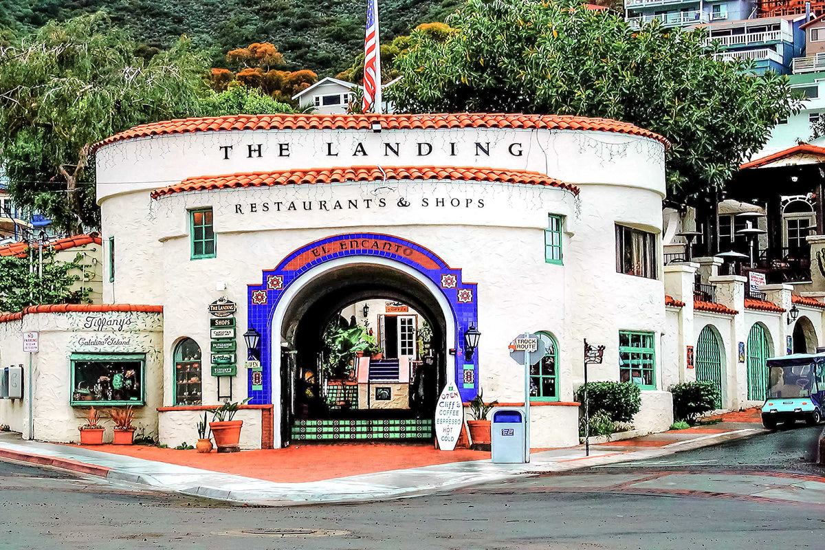 35 - El Encanto Mkt Place HD — Catalina Island photograph by Juan Rodriguez