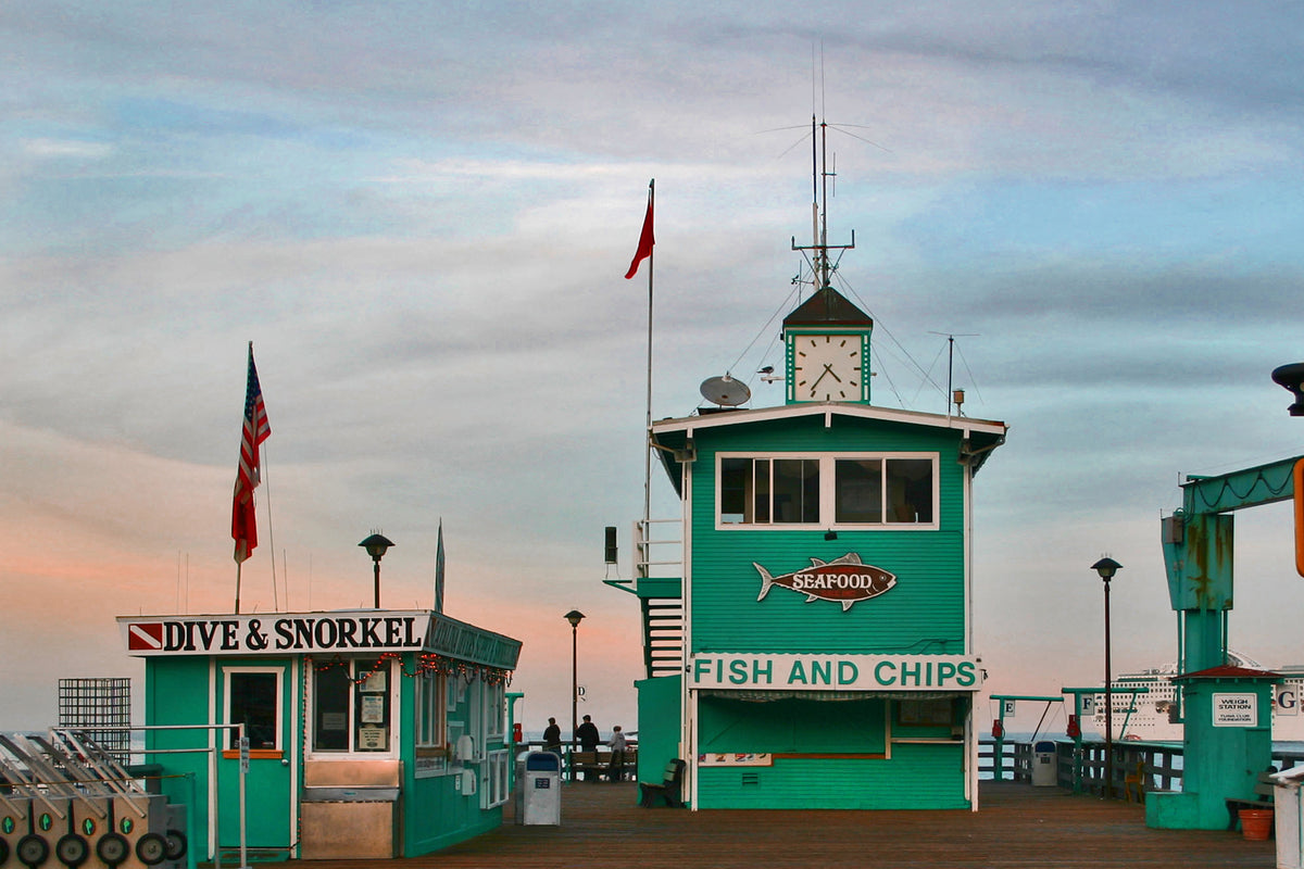 37 - Fish & Chips — Catalina Island photograph by Juan Rodriguez