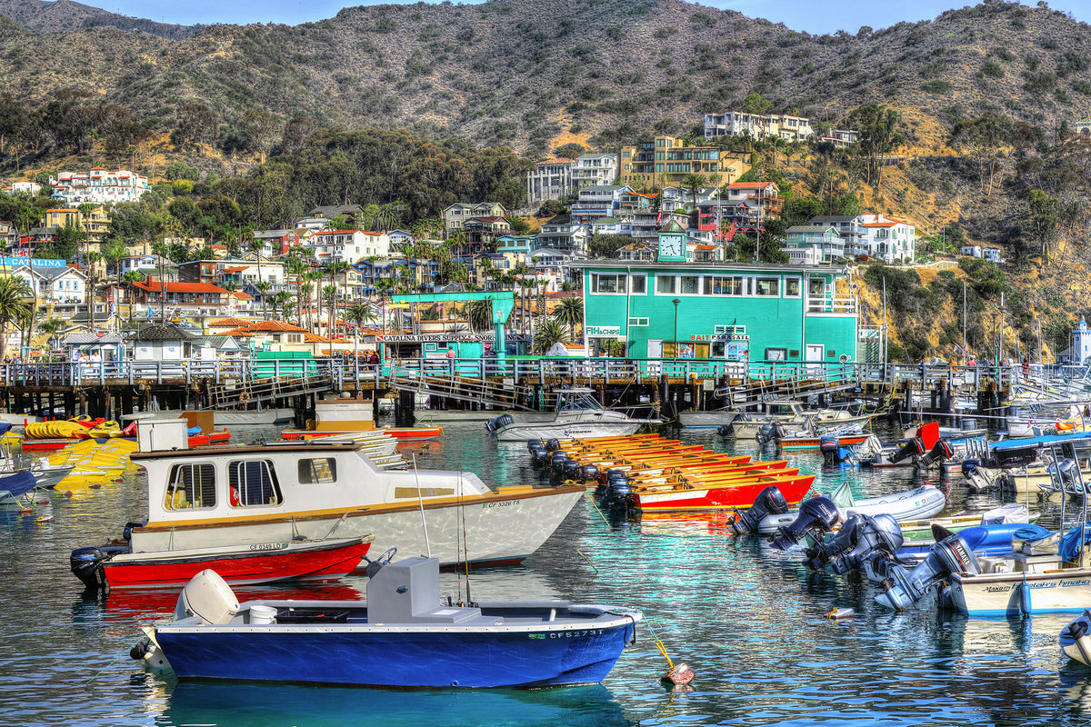 56 - Pier & Boats best — Catalina Island photograph by Juan Rodriguez